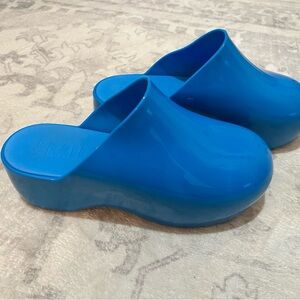 Melissa X Simon Miller Vibrant Blue Women's Mules